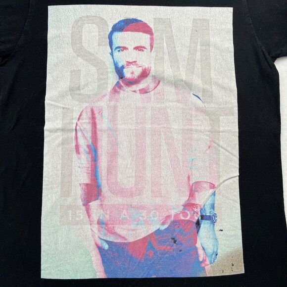 Sam Hunt 15 In A 30 Concert Tour T Shirt Black Size S - Picture 3 of 7